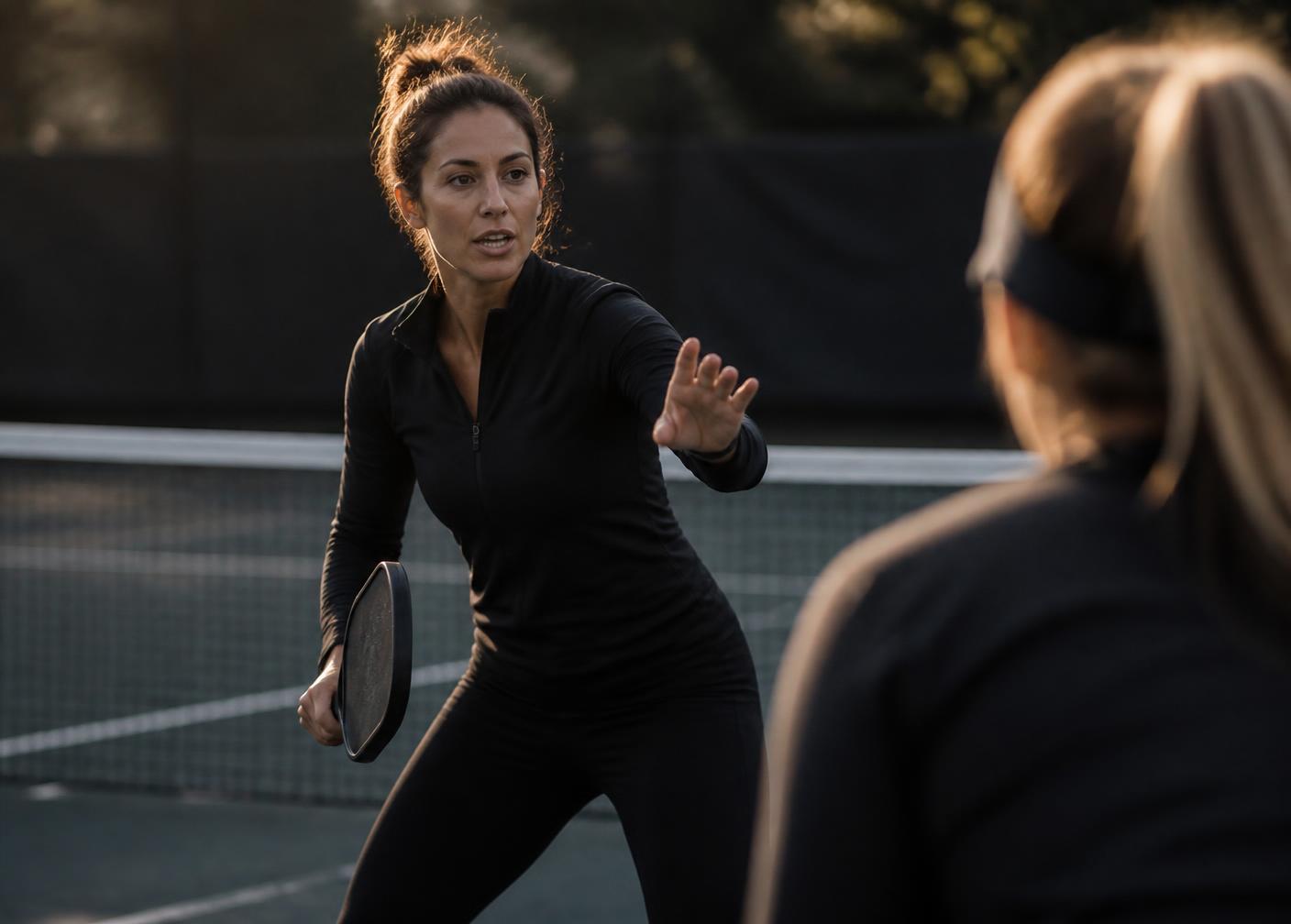 PRONET academy coach demonstrating a drill